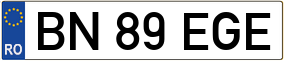 Truck License Plate